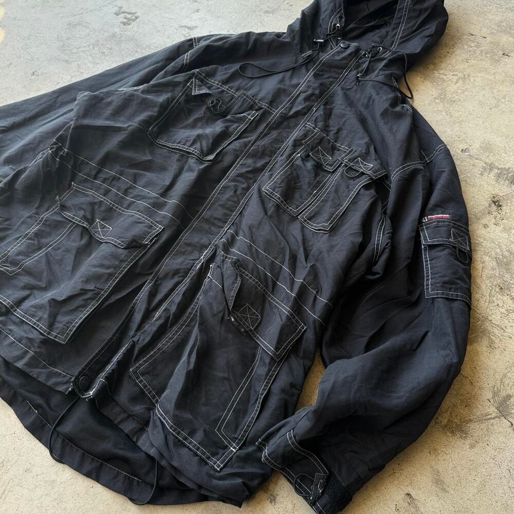Vintage y2k early 2000s CRAZY Southpole function gorpcore zip up jacket